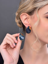 Blue Stone Stud Earring